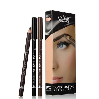 China OEM Eyebrow Pencil Waterproof Custom Logo Brow Pencils Long Lasting Double Ended Eyebrow Pencils Water Proof Supplier With Brush for sale