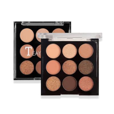 China Waterproof Customize Your Own Palette Eyeshadow Palette 9 Color Eyeshadow Palette With Private Label for sale