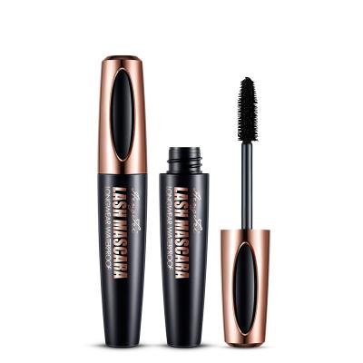 China Custom Lengthening Mascara Black 3d Water Resistant Organic Vegan Eye Makeup Loop Distorted Makeup Mascara Private Label for sale