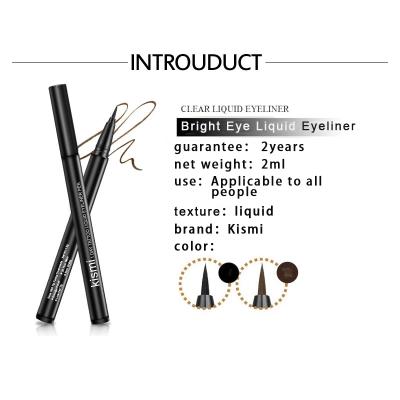 China OEM Logo Waterproof Custom Liquid Easy Apply Quick Dry No Blooming Adhesive Eyeliner Liquid Eyeliner for sale