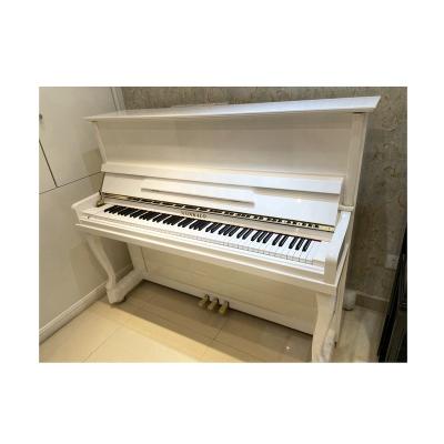 China The Fine Quality Solid Wood Imported Pe Unsaturated Resin Paint White Grand Piano for sale