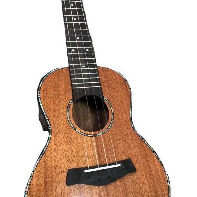 China Ukulele guitar 23 inch single mahogany covered Quad string for sale