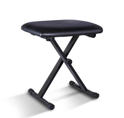 China Electric steel piano stool electronic piano stool adjustable guitar instrument accessories X-shaped stool for sale