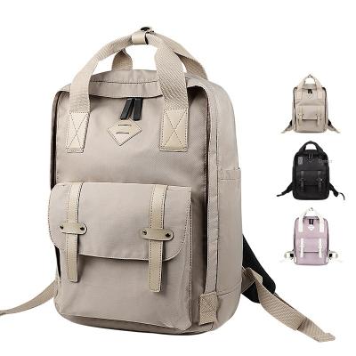 China Korean style donut waterproof backpack women's travel backpack large capacity schoolbags for boys and girls backpack computer bag for sale