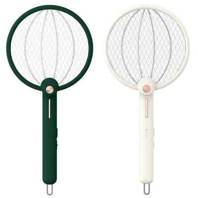 China Indoor&Outdoor Rechargeable With UV Light And Rotate Foldable 2in1 Electric Bug Zapper Racket Trap Mosquito Killer Fly Swatter Racket for sale