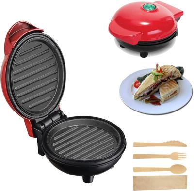 China Adjustable Thermostat with Pan Portable Grill Maker Easy Clean Grill and Panini Mini Electric Indoor Grill Press for sale