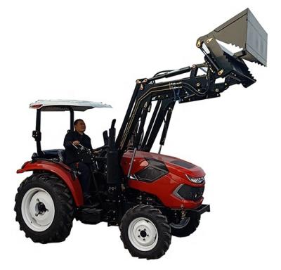 China Farms 30hp 40hp 4 Wheel Drive Tractor With Front End Loader for sale