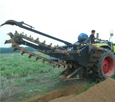 China Farms 20-100HP Tractor Trencher With PTO Driven Ditching,Irrigation,Ungerground Installation for sale