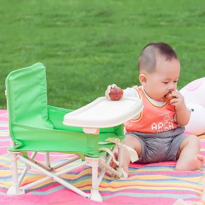 China Transitional Outdoor Baby Dining Convenient Foldable Chair Baby Eating Table And Baby Chair for sale