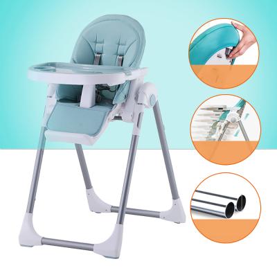 China Transitional Hot Sale Cushion Booster Foldable Portable Plastic Dining Baby High Feeding Chair for sale