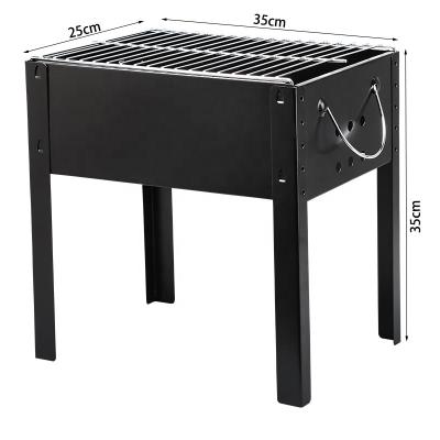 China Easily Assembled Portable Outdoor Charcoal BBQ Grill Folding BBQ Grill For Camping Party Cooking for sale