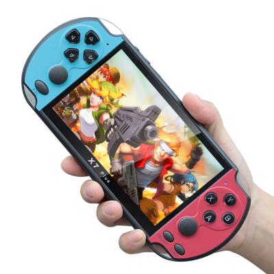 China Video game console x7 plus pvo big screen 5.1inch handheld game console 8GB memory portable video game console real built in many games for sale