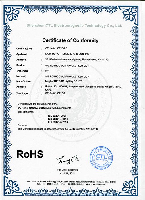 RoHS - Ningbo Topcom Lighting Co., Ltd.