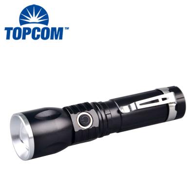 China Mini Rechargeable Zoom LED Flashlight Small Size Led Flashlight Mini Flashlight for sale