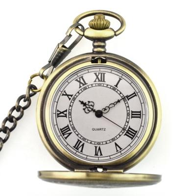 China Antique Unisex Alloy Quartz Non-Specific Analog Gift Pocket Watch With Chain for sale