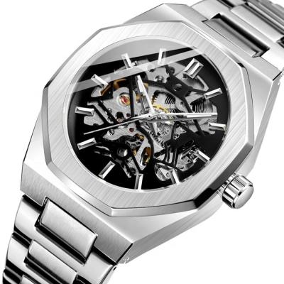 China FORSINING Luxury Men Non-Specific Mechanical Stainless Steel Skeleton Automatic Watch for sale