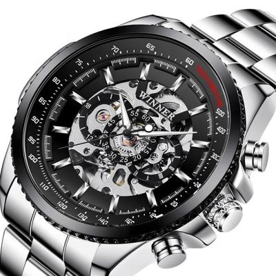 China WINNER Non-Specific Mechanical Skeleton Men's Automatic Watch Relogio Masculino for sale