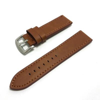 China Factory Price Leather Men's Sport Watch Band Leather Variable Watch Strap for sale