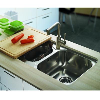 China Without Faucet Tiktok SS Kitchen Sink Black Nano Steel 60/40 304 Farmhouse Sink Kitchen Commercial Kitchen Sinks Stainless Steel for sale