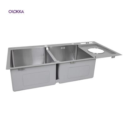 China Without Faucet Spain Protector For Kitchen Sink Laundry Sink Fregadero De Cocina Double Sink Kitchen for sale