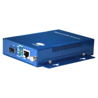 China 100Mbps SFP media converter with OnAccess2001 multimode, single-mode and single-fiber options for sale