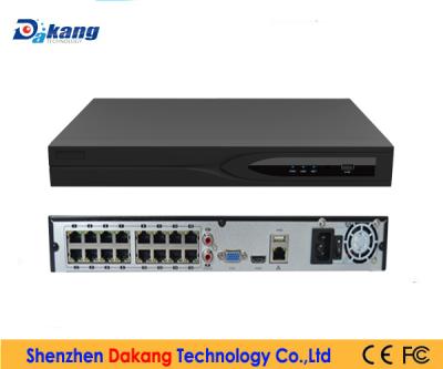 China P2P Dakang 32CH 4K POE NVR, 16* POE RJ45 port, 2pcs Sata for sale