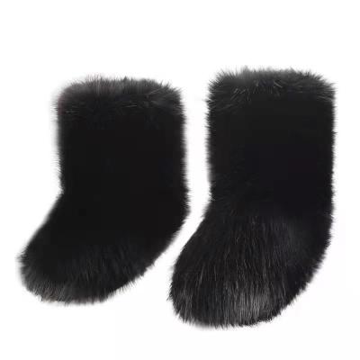 China Durable the latest fur hot-selling boots set fashion fur boots ladies fur boots ladies winter for sale