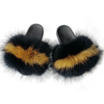 China Factory direct sale fur slippers sandals and 2021 fashionable fur slippers, warm pink fur slippers 002 for sale