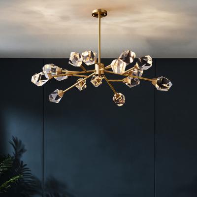 China Modern Chandelier LED Crystal Chandelier Ceiling Chandeliers Brass Hanging Lamp for Living Room Bedroom Luxury Home Decor Indoor Lighting for sale