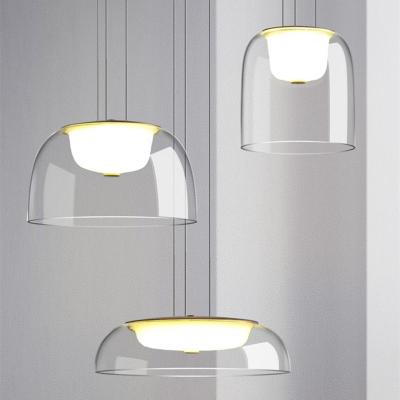 China Minimalism LED Pendant Lamp Light Modern Iron Glass Light Modern Kitchen Dining Room Hanging Hanging Light Fixture for sale