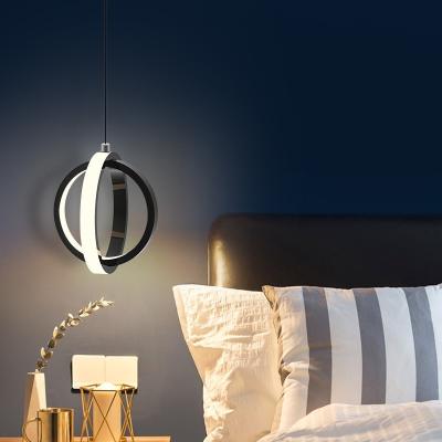 China Europe Modern Led Hanging Bedside Lamp Dining Room Living Room Bedroom Bedside Lamp Nordic Lighting Fixtures Kitchen Pendant Lights Europe for sale