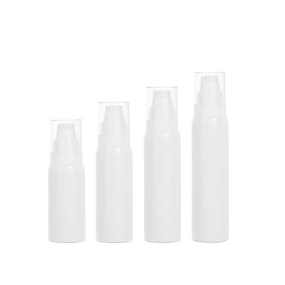 China Spray Pump 60ml 80ml 100ml 120ml Plastic Perfume PET Empty Cosmetic Spray Small White Packaging Bottle for sale