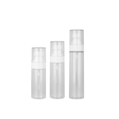 China BEAUTY PACKAGING 30ml 40ml 50ml 60ml 80ml Empty Clear Cosmetic Packaging PET Plastic Spray Bottle for sale