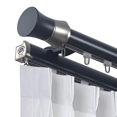 China Durable China Factory Wholesale Price For Sale Aluminum Alloy Curtain Track Accessories Curtain Rod for sale