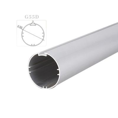 China High quality durable 55MM aluminum tube can be used for sunroof smart electric chain roller blinds for sale