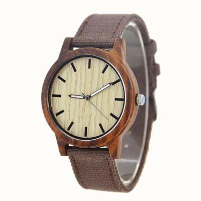 China Hot Custom Logo Color Wrist Watch Nature Wood Wood Movement Japan Wholesale Non-Specific Wood Watch for Men and Women for sale