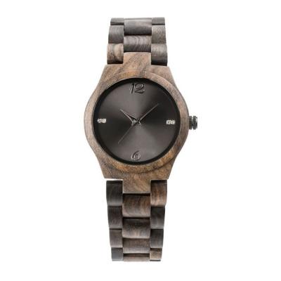 China Waterproof Premium Quality Watches Men Wrist OEM Ultra Thin Gentile Natural Cherry Wood Watch for sale