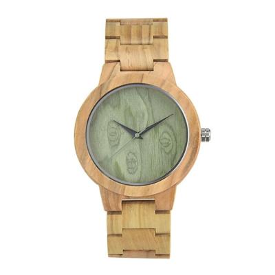 China Waterproof Women's Fashion IP Plating For Husband Son Wood Watches Women 2020 New for sale