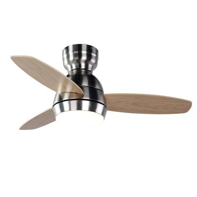 China Hot Selling 36 INCH Creative Fan Modern Plywood Large Ceiling Light Creative Ceiling Lamp Light With Remote Control Roof Mount Style Ceiling Fan With Led Lights for sale