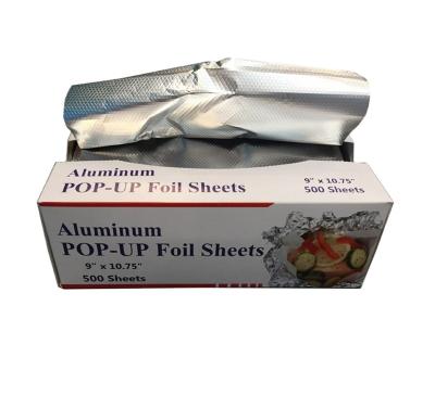 China Cooking High Quality Household Pop Up Aluminum Sheet / Aluminum Foil Pop Up Aluminum Foil Sheets for sale