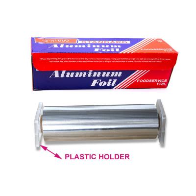 China Cooking Household Kitchen Use Aluminum Foil Roll Cooking Embossed Food Wrapping Aluminum Foil Paper for sale