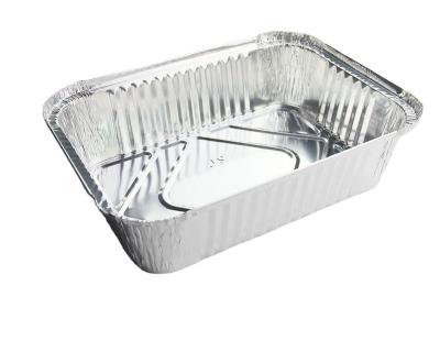 China Cooking Household Restaurant Disposable Aluminum Foil Food Container / Party Used Aluminum Food Tray for sale