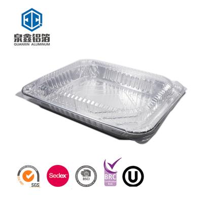 China Half Size Steamer Table Pans And Lids Aluminum Heavy Duty Pan Aluminum Shallow Pan for sale