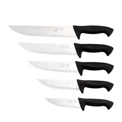 China 5pcs Disposable PP Handle Knives Kitchen Knife Set Stainless Steel Knife Set for sale