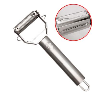 China Sustainable Ultra Sharp Vegetable Peeler Stainless Steel Vegetable Fruit Peeler Premium Julienne Peeler for sale