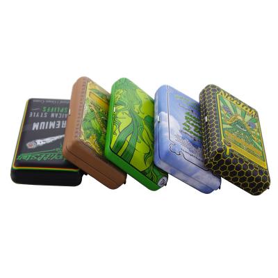 China Recycled Materials OEM Hot Sales Playing Card Use Tin Case , Briefcase Tinplate Type Metal Box for sale