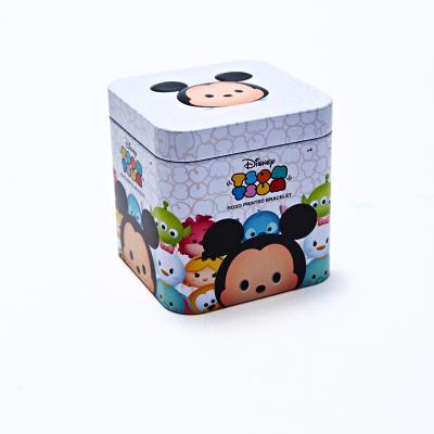 China Gift Customized Mint Personalized Candy Tin Box High Quality Candy Gift Tin Candy Box Irregular Shape for sale