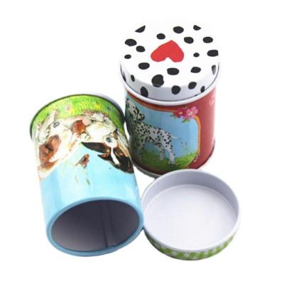 China Recycled Materials OEM Factory 2022 New Mold Around Tea Metal Tin Can for sale