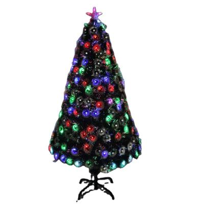 China 1.5m and 1.6m LED Light Snow Sheet PET Full Fiber Christmas Tree Festival Use Multi-Specification Custom for sale