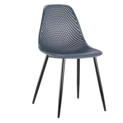 China Scandinavian Modern Goods Colorful Nordic Design Plastic Dining Chair PP Plastic Dining Seat for sale